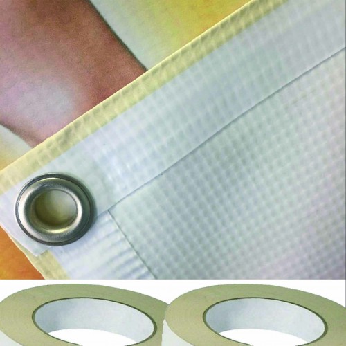 HeavyDuty Doublesided Vinyl Banner Hem Strong Tape 1" x 90ft / 12 rolls